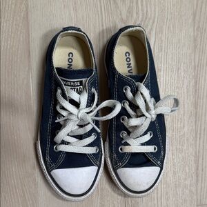 Converse All-Star Chuck Taylor Kids Dark Blue and White Sneakers